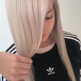 white bleached blonde brighton hair colour