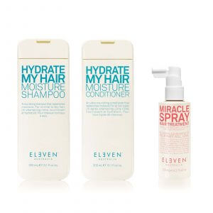 Eleven australia hydrate my hair shampoo conditioner and miracle spray treatment trio pack