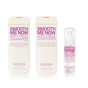 Eleven Australia Smooth Me now smoothing Trio Pack with shampoo conditioner and smooth and shine serum