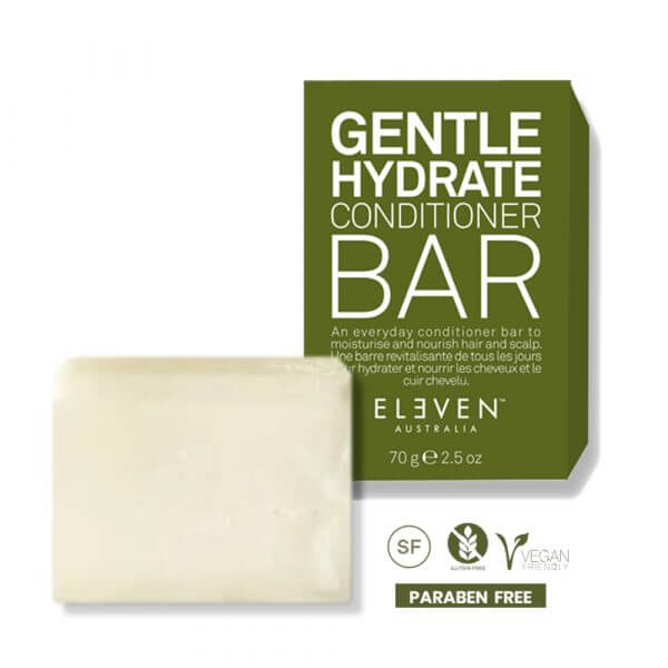 Eleven Australia gentle hydrate vegan ethical plastic free conditioner bar 70g