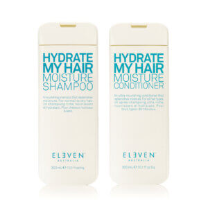 Eleven Australia Hydrate My Hair Moisture Shampoo and Conditioner duo Pack 300ml size