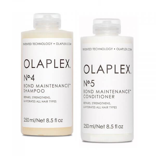 Olaplex no 4 bond Maintenance shampoo 250ml & No 5 Bond Maintenance Conditioner 250ml Duo Pack bundle