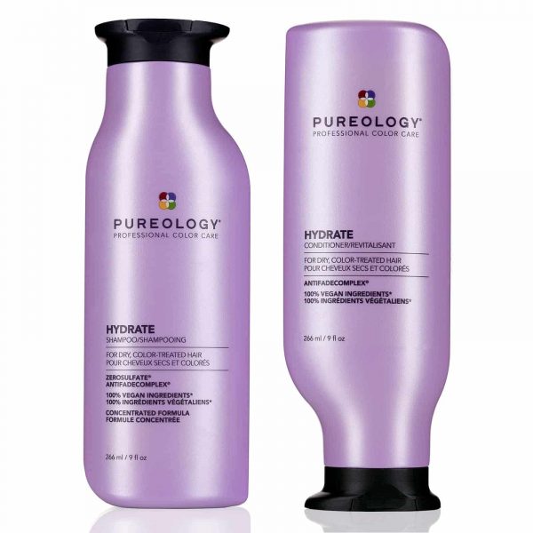 Pureology Hydrate Shampoo conditioner 266ml duo bundle offer