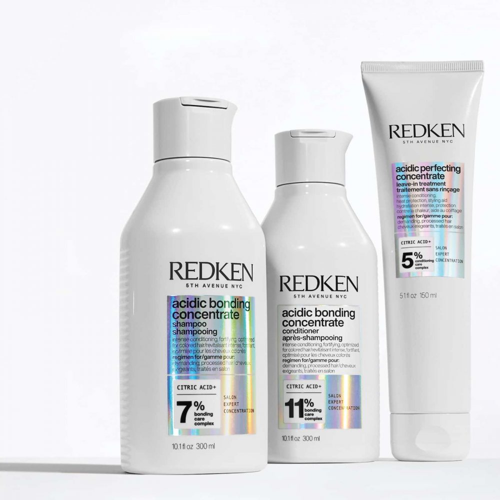 Redken Acidic Bonding Concentrate Bundle Shampoo, Conditioner & Treatment