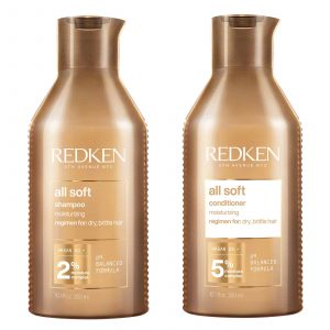 Redken All Soft Shampoo 300ml and Conditioner 300ml duo bundle offer