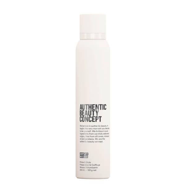 Authentic Beauty Concept Amplify mousse 200ml a natural lightweight medium hold mousse