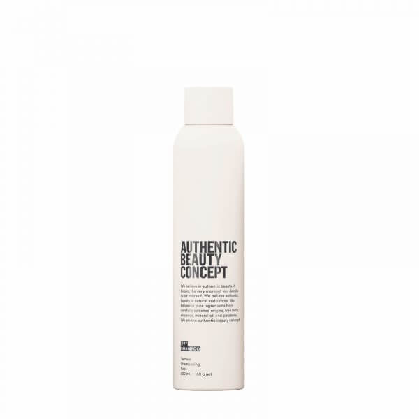 authentic beauty concept dry shampoo 250ml vegan and natural ingredients