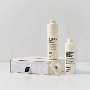 Authentic Beauty Concept Replenish Christmas Gift Set with Replenish Shampoo and Conditioner and hair clip