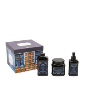Davines Heart of Glass Christmas Gift Set Box 2023 containing Heart of Glass Shampoo, Conditioner and Sheer Glaze
