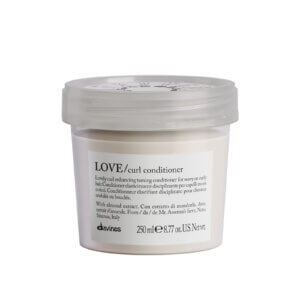 Davines Love Curl Conditioner 250ml for curly hair in Davines Plastic Neutral Packaging which is also designed to minimise any product waste