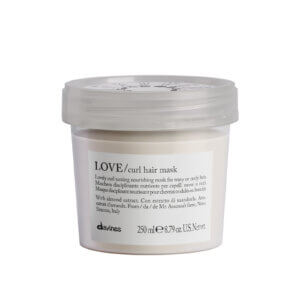 Davines Love Curl Hair Mask 250ml for curly hair in Davines Plastic Neutral Packaging which is also designed to minimise any product waste