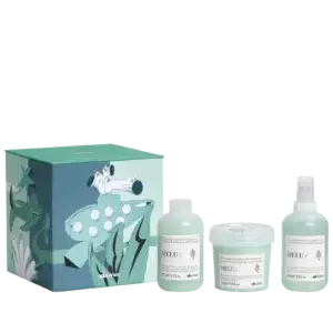 Davines Melu Christmas Gift Set Box 2026 with Melu shampoo, conditioner and anti-breakage spray