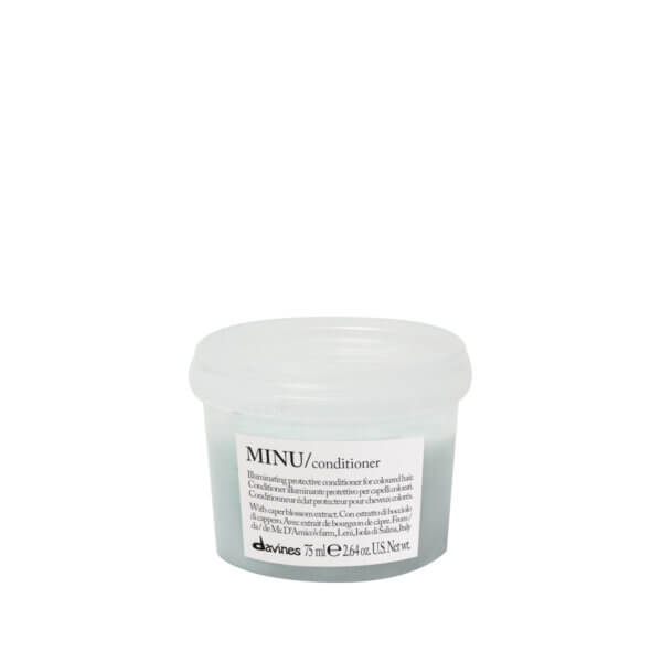 Davines Minu Conditioner 250ml in Davines Plastic Neutral Packaging which is also designed to minimise any product waste