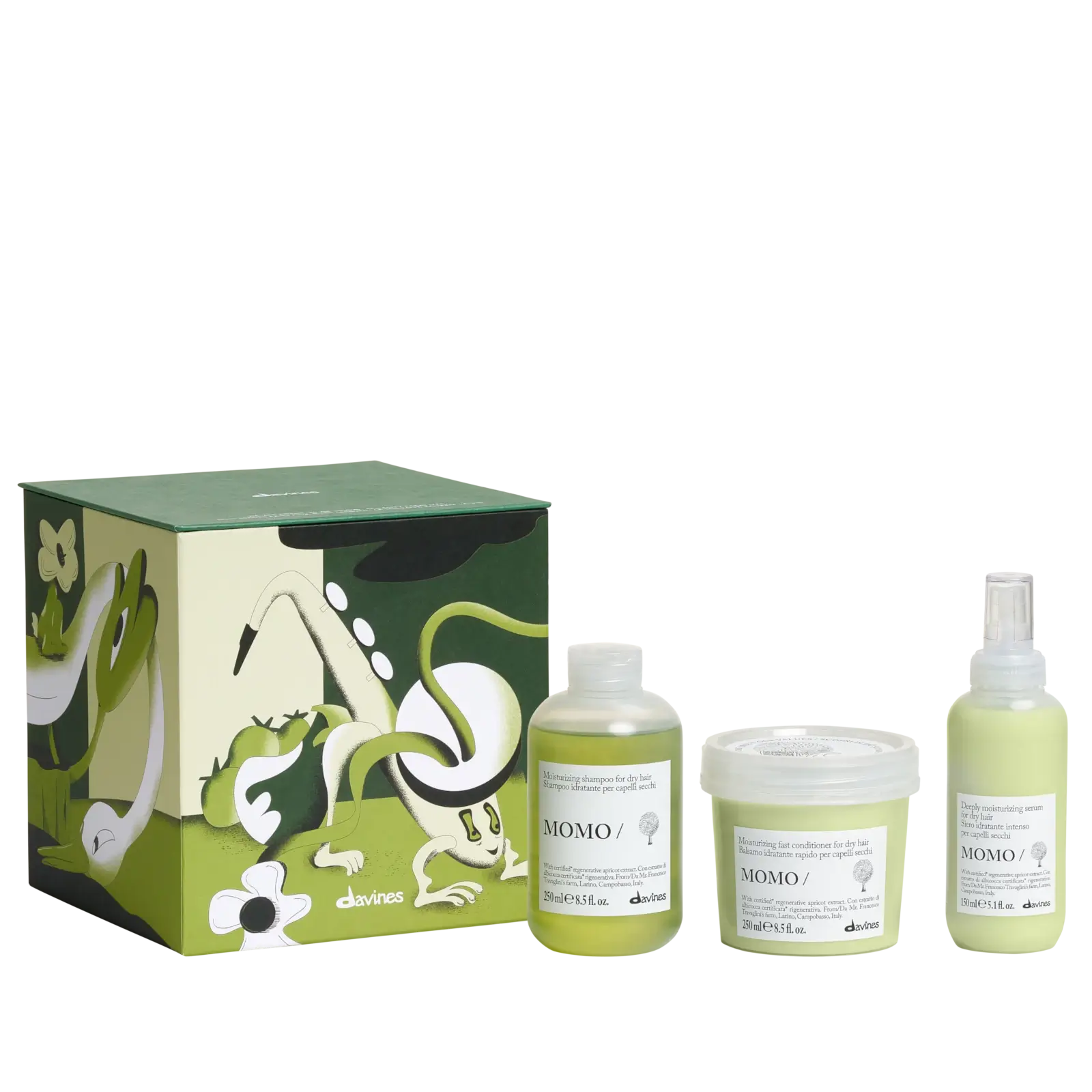 Davines Momo shampoo conditioner serum gift set 2026 "En Plein Air Concert"