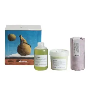 Davines Momo shampoo conditioner blow dry primer gift set 2025 "The Enchanting Prairie"