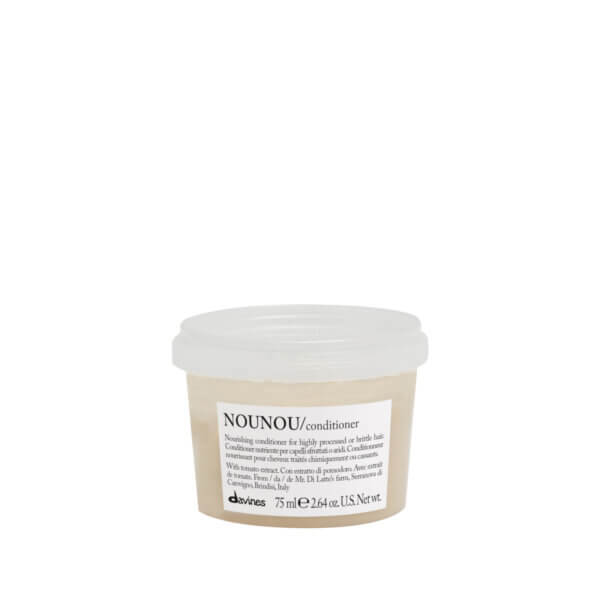 Davines Nounou Conditioner 75ml travel size for damaged, permed, relaxed or bleached hair