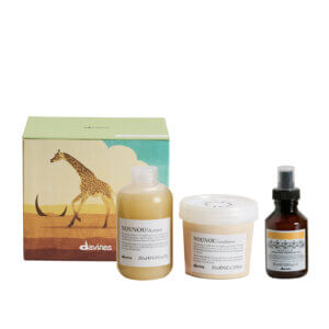 Davines Nounou christmas gift set box 2025 with nounou shampoo, conditioner and naturaltech nourishing keratin sealer