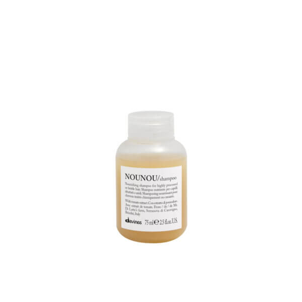 Davines nounou Shampoo 75ml travel size for damaged, permed, relaxed or bleached hair