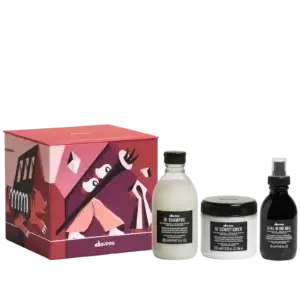 Davines Oi The Buskers Parade Gift Set 2026 with Oi shampoo conditioner & all in one milk