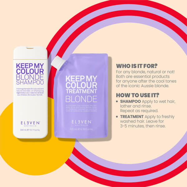 How to use Eleven Australia blonde trio Christmas gift set 2025 shampoo and treatment