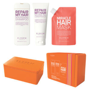 Eleven Australia Repair trio Christmas gift set 2025 products and gift box