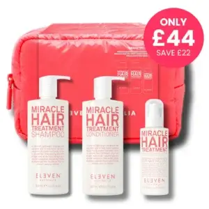 Eleven Australia Miracle Cloud Gift Set containing Miracle Shampoo, Conditioner and miracle hair treatment