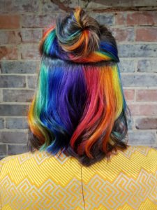 Hidden rainbow hair brighton