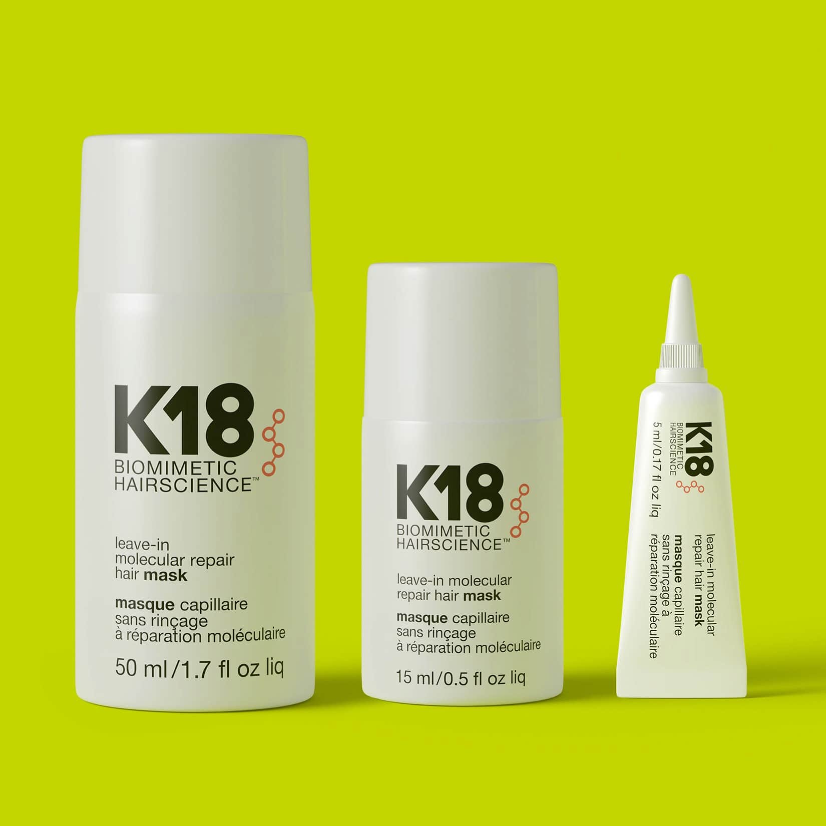 K18 Leave-in molecular repair hair mask 50ml | £4 OFF Your 1st Order
