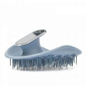 Manta Mirror detangling hair brush in Blue