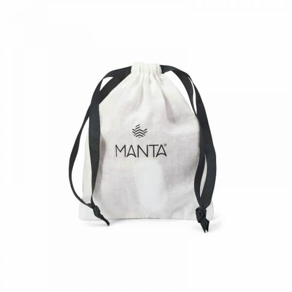 Manta detangling hair brush in protective bag