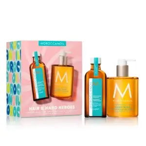 Moroccanoil hair hand heroes light oil gift set