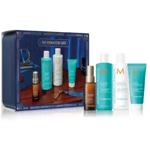 Moroccanoil hydration gift set 2026 with hydration shampoo, conditioner, Moroccanoil treatment mist 25ml and intense hydrating mask 75ml