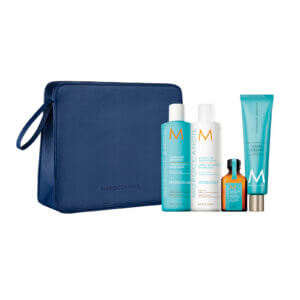 Moroccanoil Hydration gift set 2023 luminous wonders with hydration shampoo, conditioner, mini moroccanoil treatment and hand cream