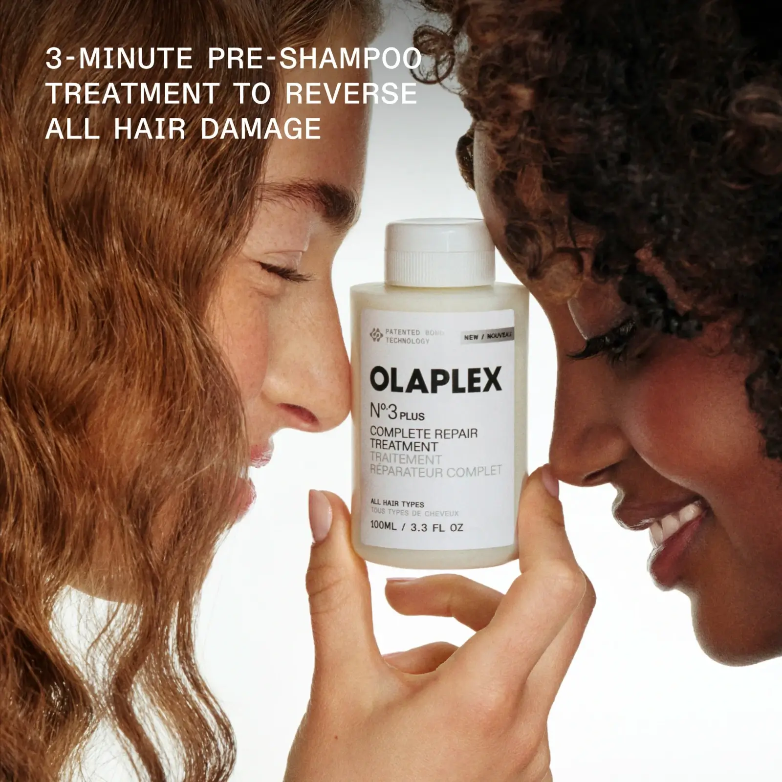 Olaplex no 3 Plus 3 minute pre-shampoo treatment to reverse all hair damage for all hair types