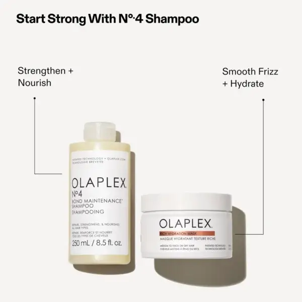 olaplex rich hydration mask routine with no 4 shampoo