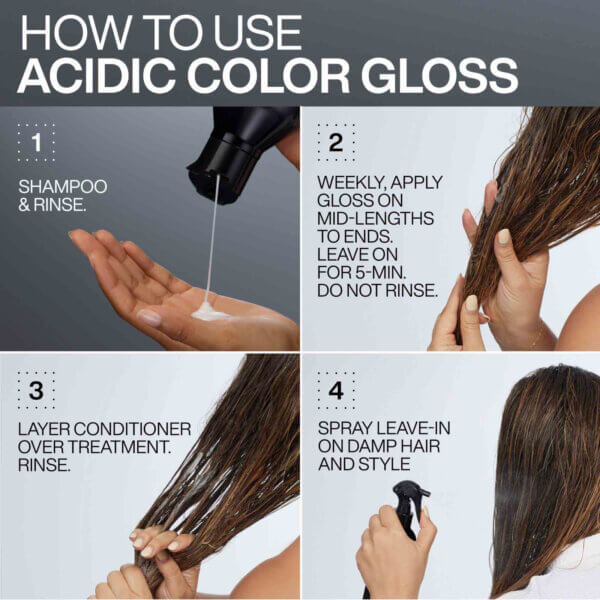 How to use Acidic Colour Gloss
