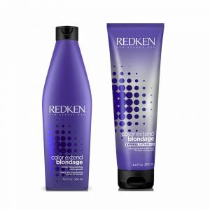 Redken Colour Extend Blondage Shampoo 300ml and Express Anti-Brass Mask 250ml duo bundle offer