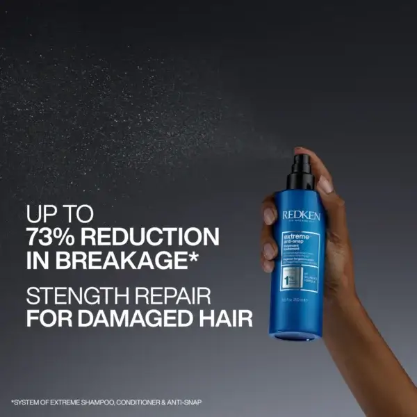 Redken Extreme Anti-snap up to 73% reduction in breakage