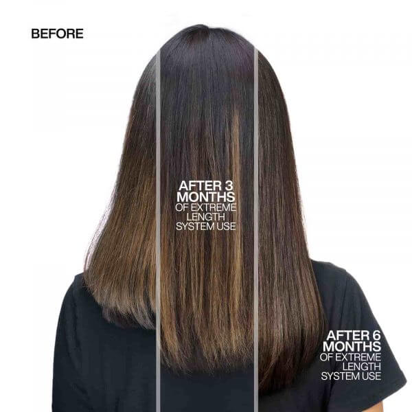 Redken Extreme Length Before and After hair growth after 6 months