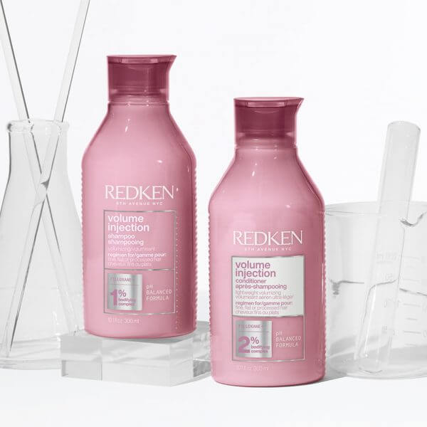 Redken Volume Injection Shampoo and Conditioner 300ml duo Pack